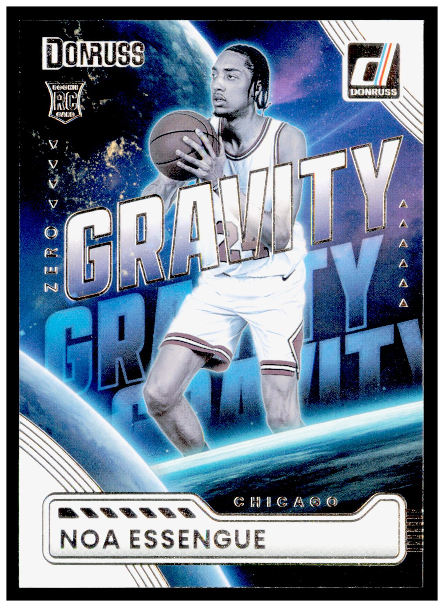 2025-26 Donruss Noa Essengue Card Zero Gravity Chicago Bulls