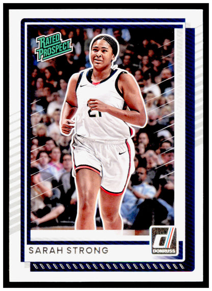 2025-26 Donruss Sarah Strong Card Connecticut Huskies