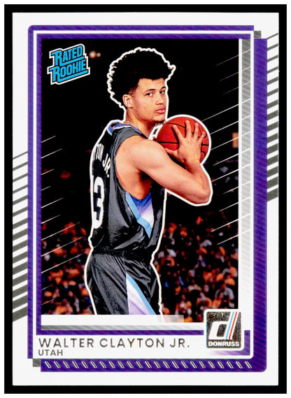 2025-26 Donruss Walter Clayton Jr. Card Utah Jazz