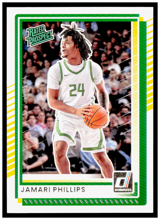 2025-26 Donruss Jamari Phillips Card Oregon Ducks