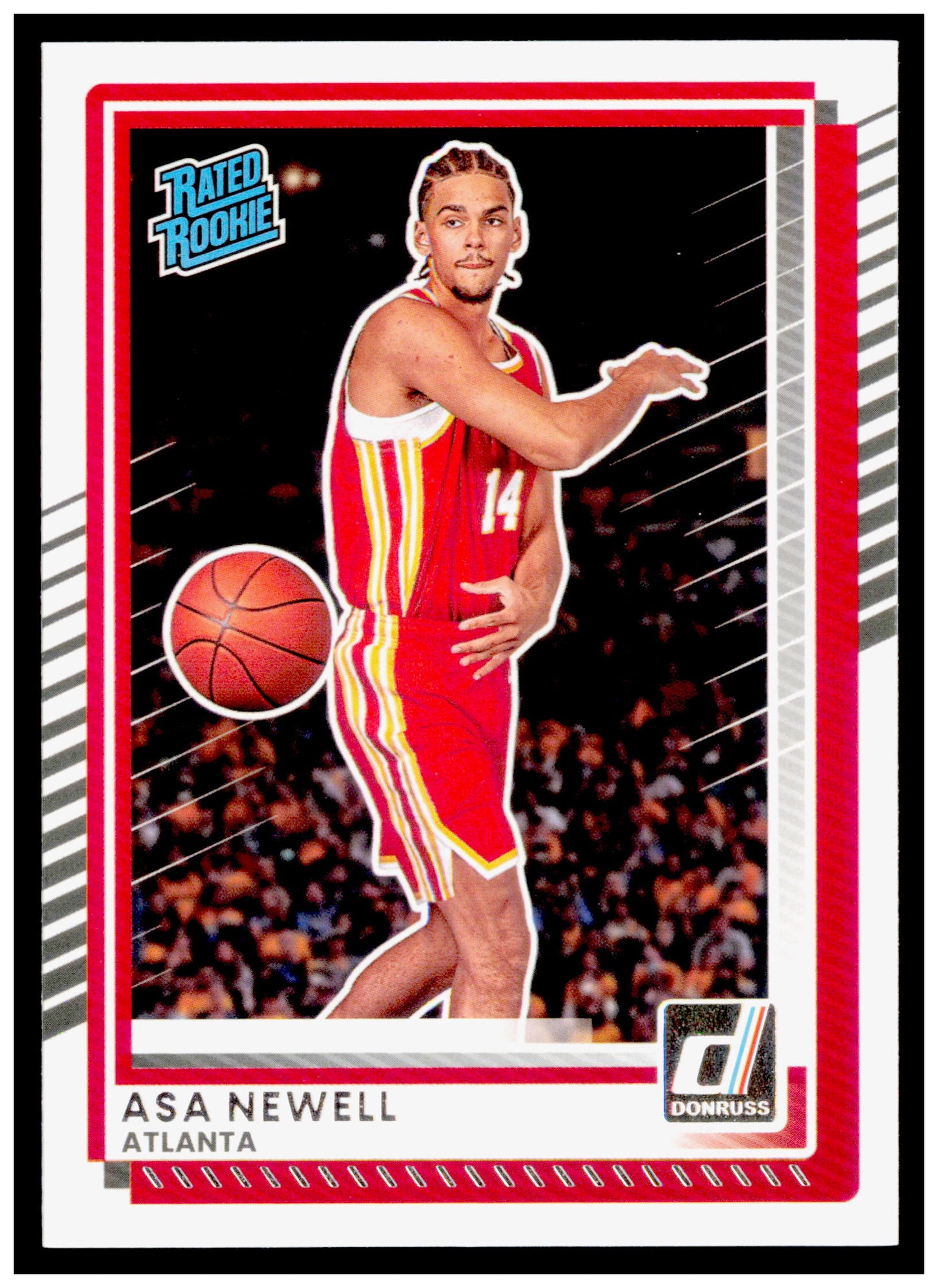 2025-26 Donruss Asa Newell Card Atlanta Hawks