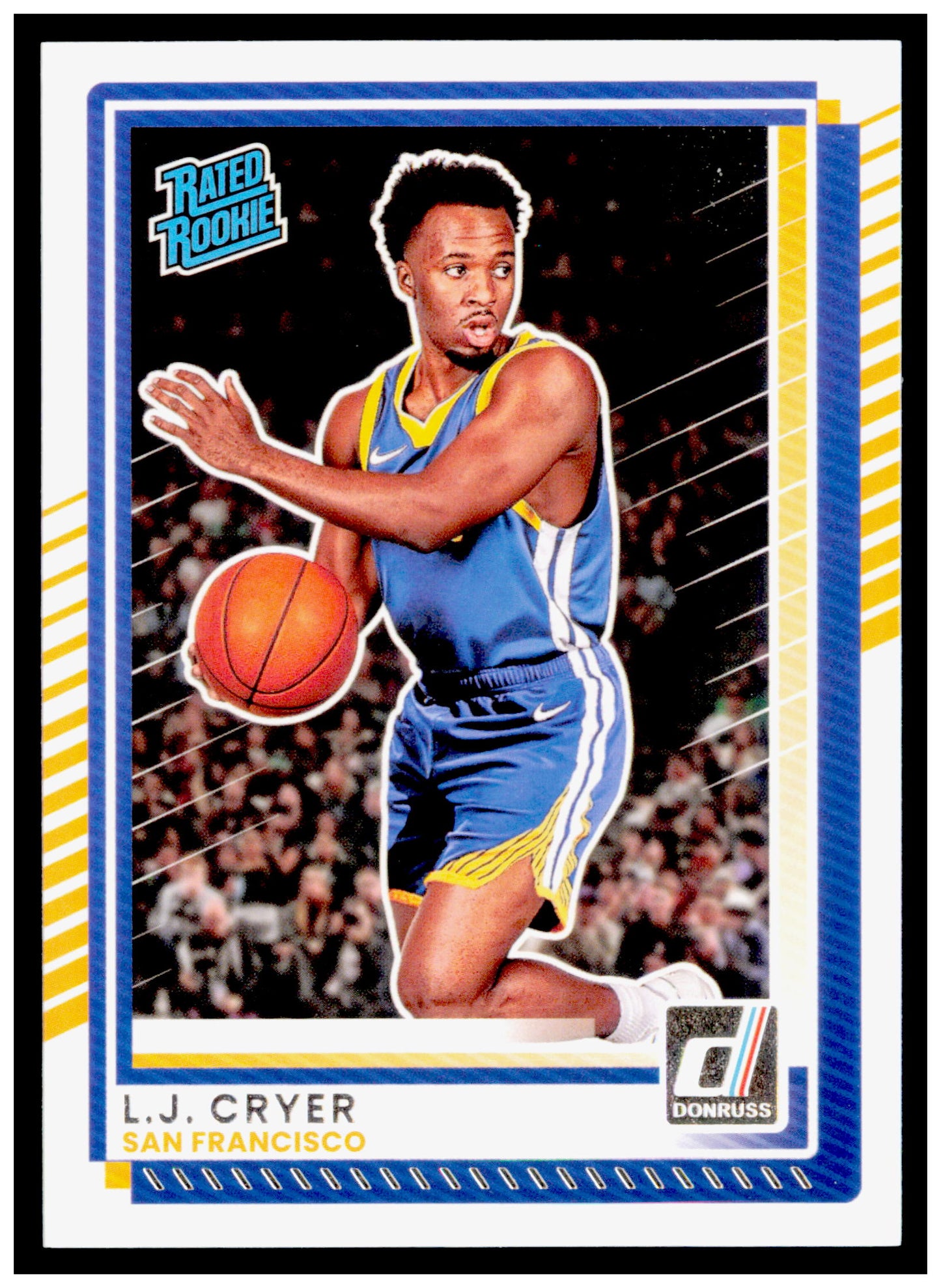2025-26 Donruss L.J. Cryer Card Golden State Warriors