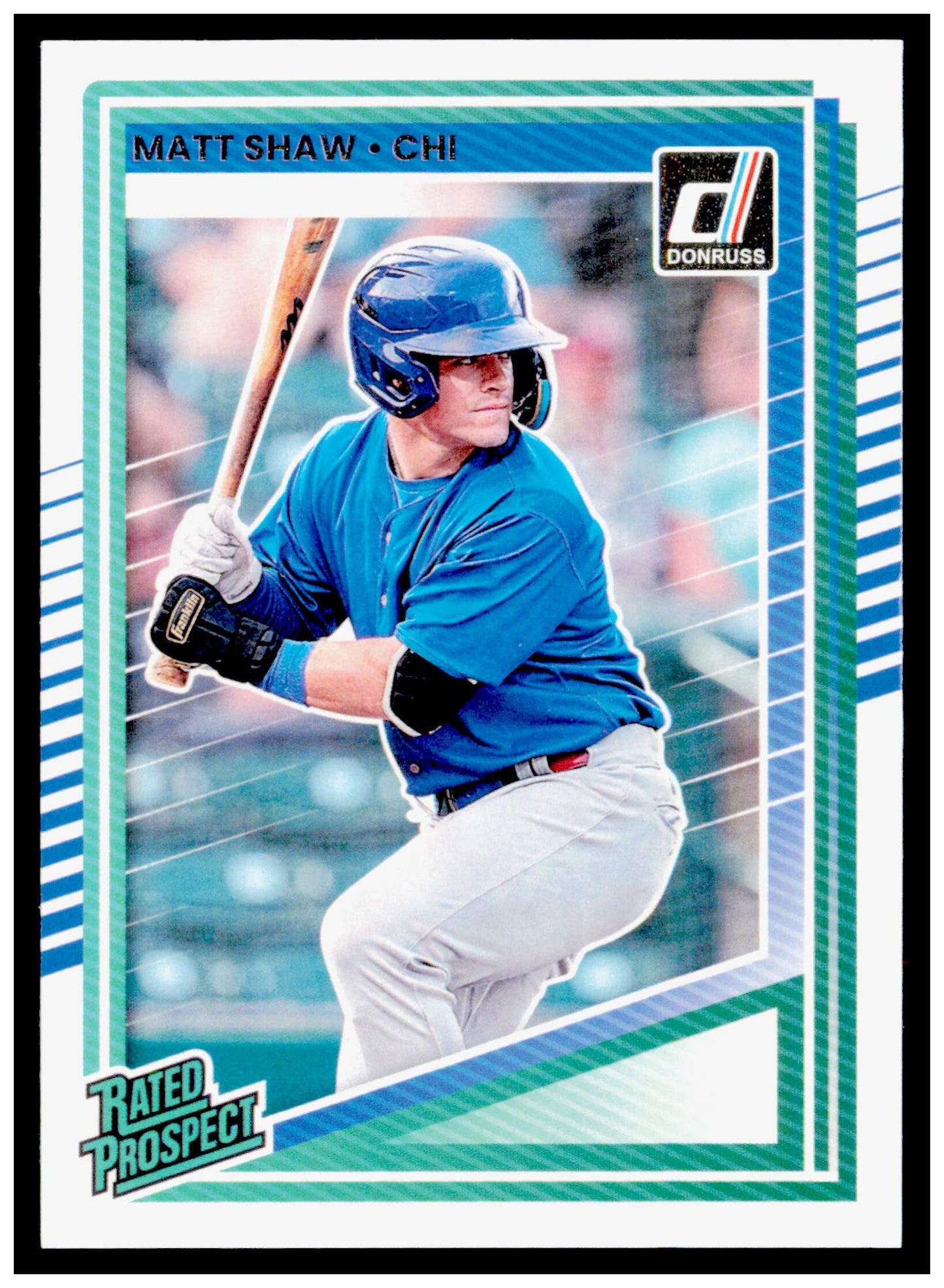 2025 Donruss Matt Shaw Card Rookie Chicago Cubs