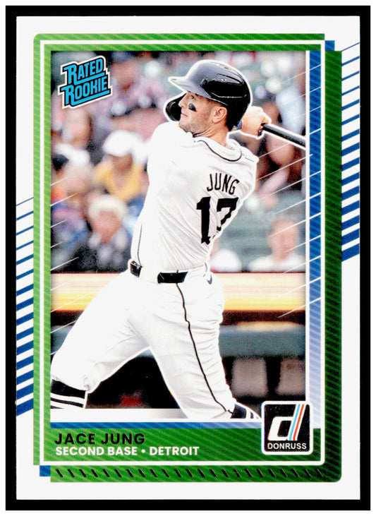 2025 Donruss Jace Jung Card Rookie Detroit Tigers