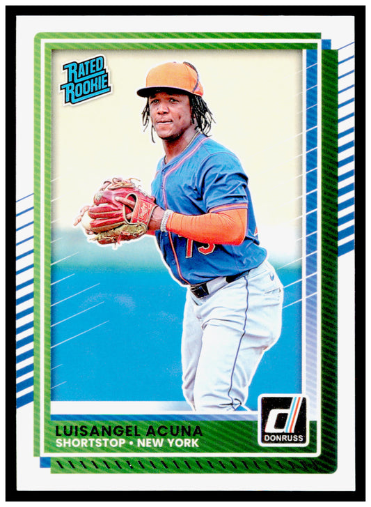 2025 Donruss Luisangel Acuna Card Holo Rookie New York Mets