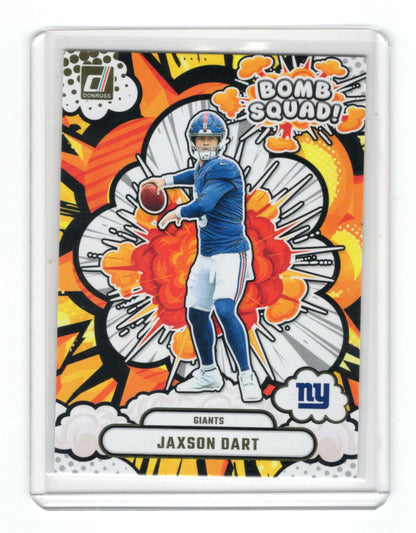 2025 Donruss Jaxson Dart Card Bomb Squad New York Giants