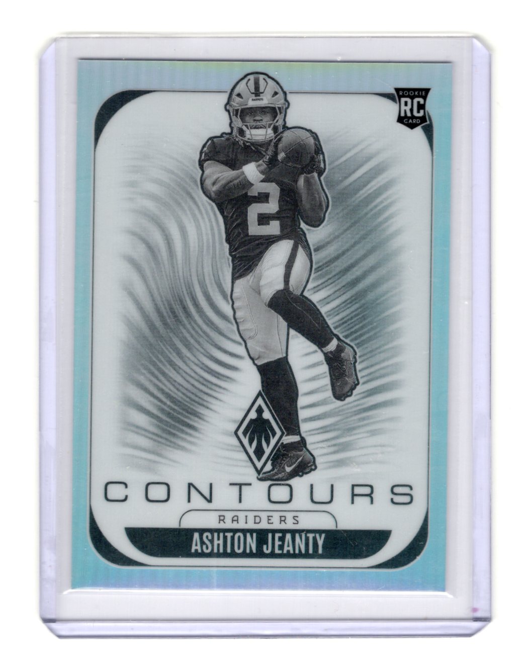 2025 Panini Phoenix Ashton Jeanty Card Contours Las Vegas Raiders