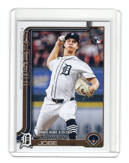 2025 Topps Update Jackson Jobe Card Detroit Tigers