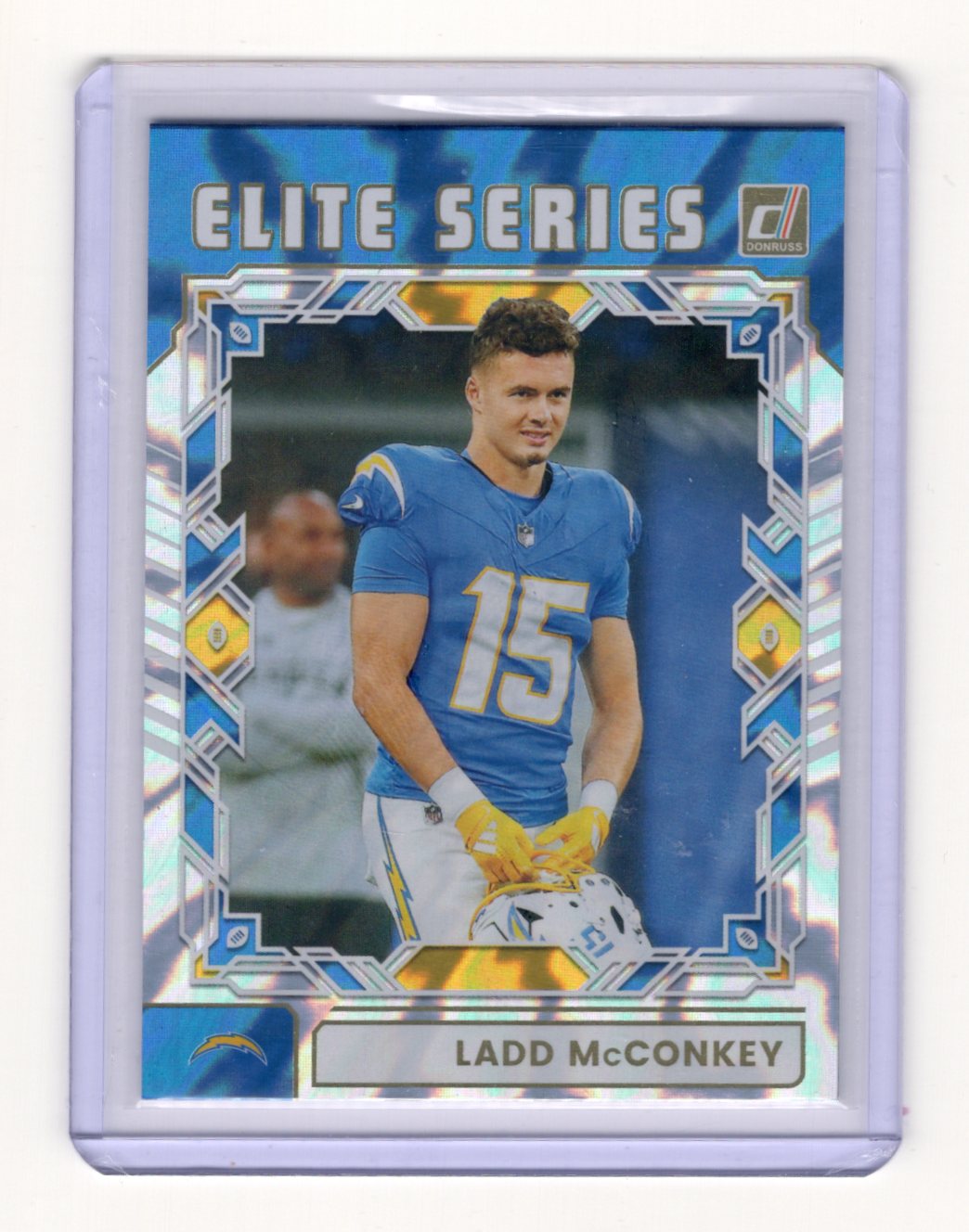 2025 Donruss Ladd McConkey Card Elite Series Los Angeles Chargers