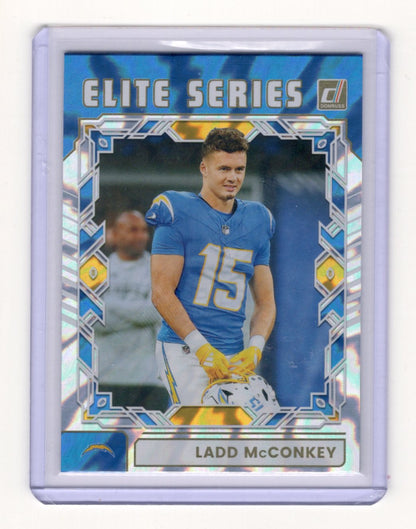 2025 Donruss Ladd McConkey Card Elite Series Los Angeles Chargers