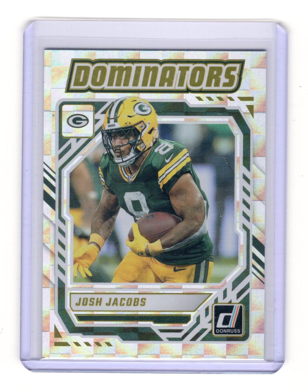 2025 Donruss Josh Jacobs Card Dominators Green Bay Packers