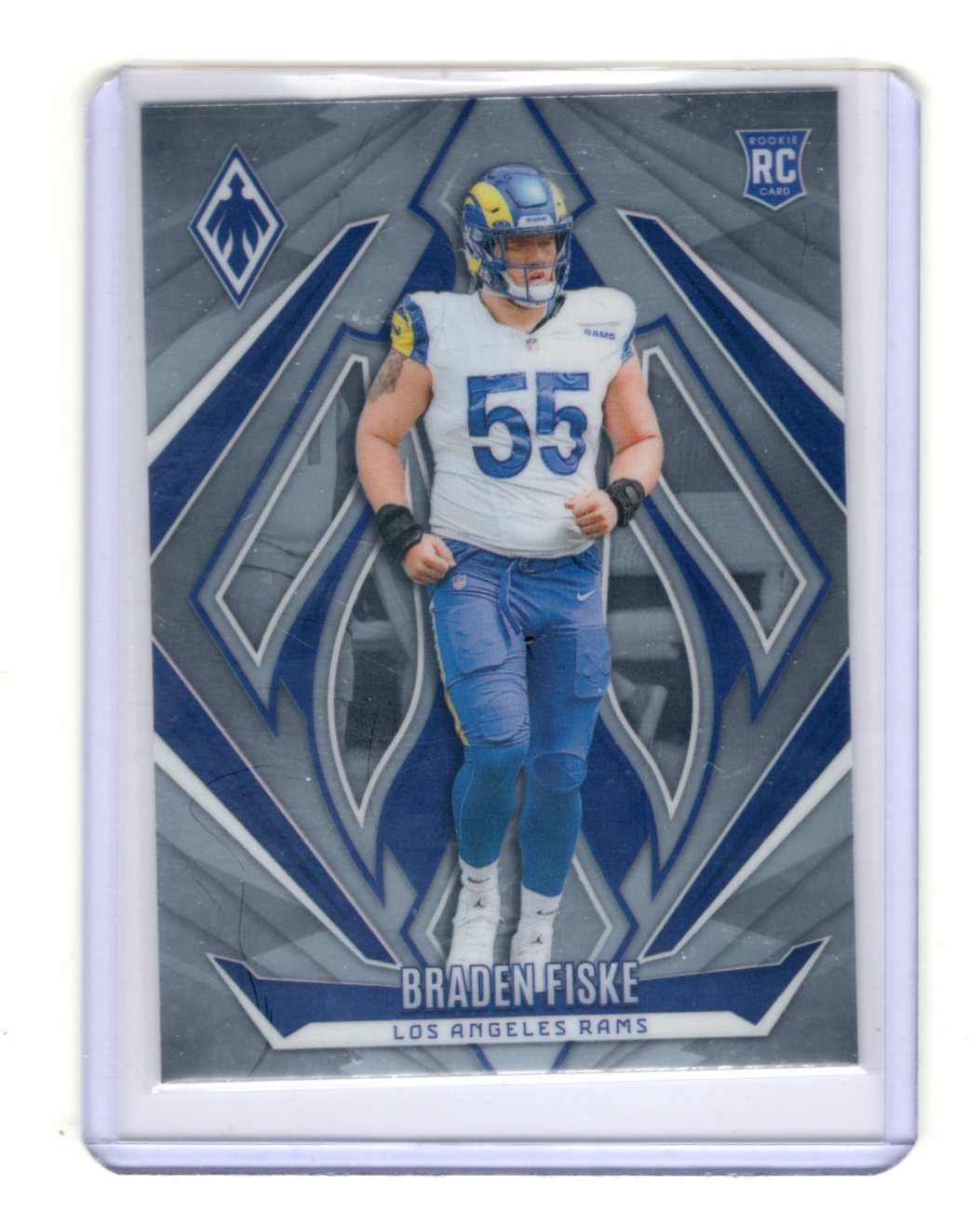 2024 Panini Phoenix Braden Fiske Card Rookie Los Angeles Rams