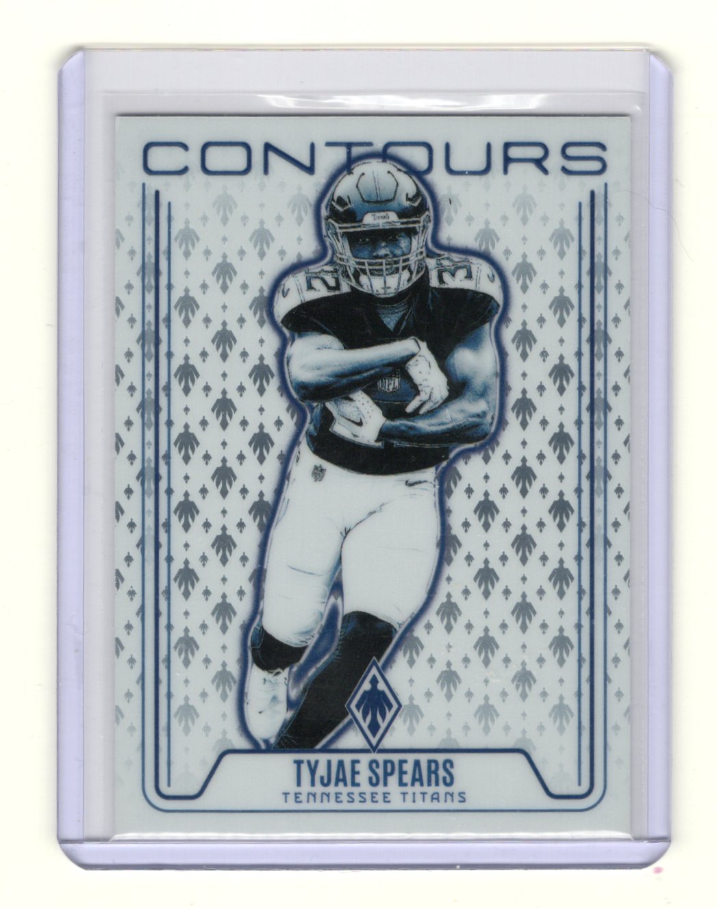 2024 Panini Phoenix Tyjae Spears Card Contours Tennessee Titans