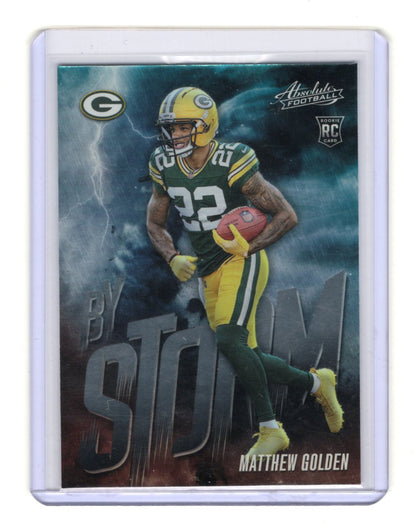 2025 Panini Absolute Matthew Golden Card By Storm Green Bay Packers