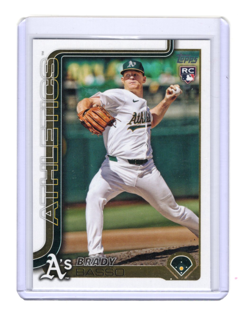 2025 Topps Brady Basso Card Rookie Athletics