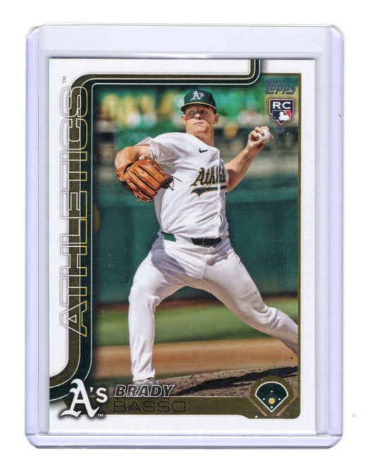 2025 Topps Brady Basso Card Rookie Athletics