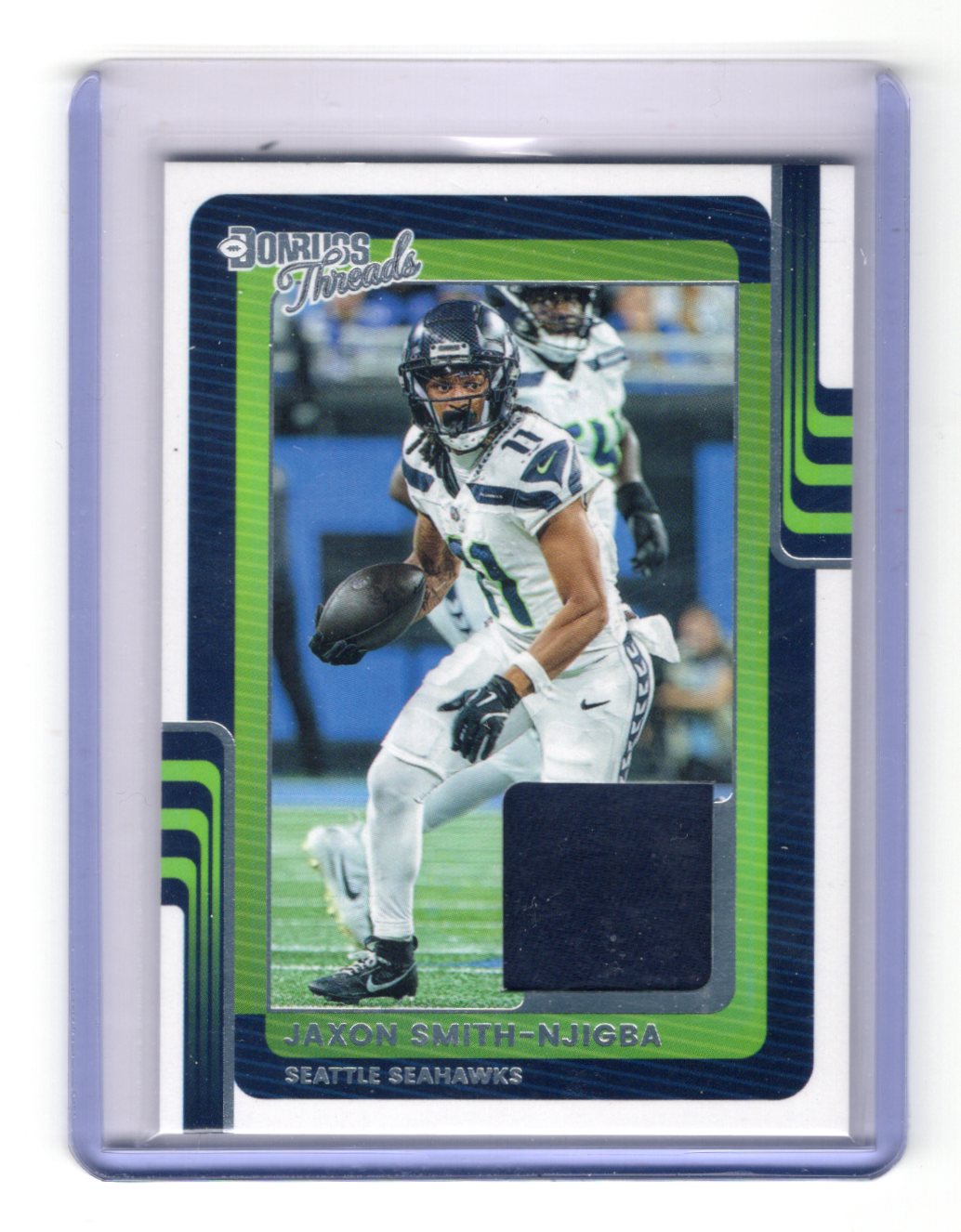 2025 Donruss Jaxon Smith-Njigba Card Donruss Threads Memorabilia
