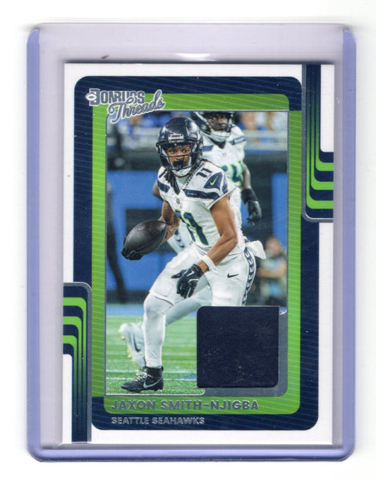 2025 Donruss Jaxon Smith-Njigba Card Donruss Threads Memorabilia