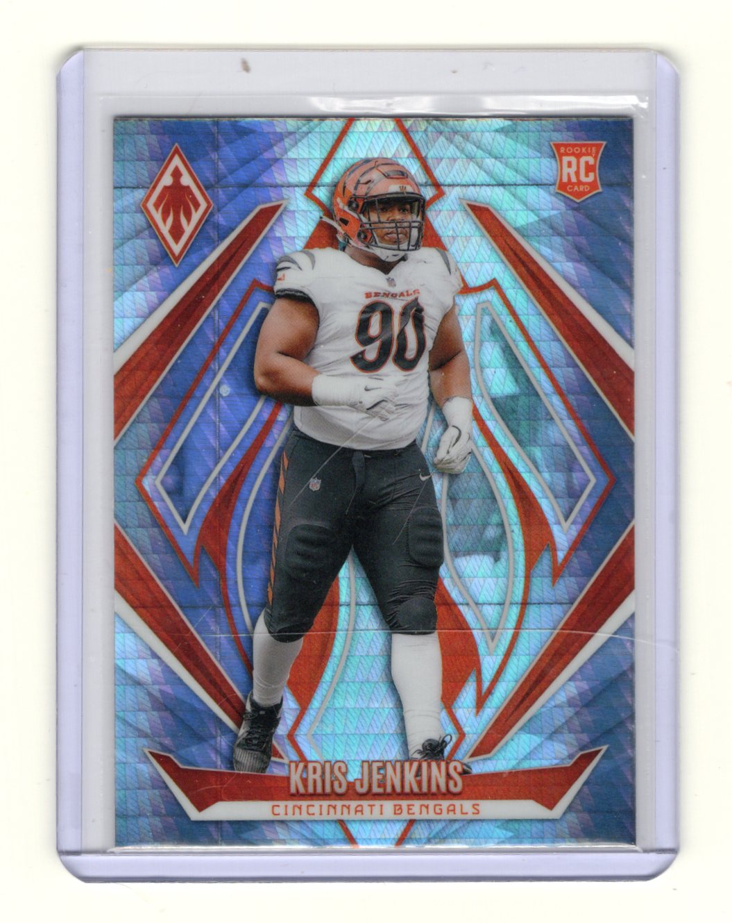 2024 Panini Phoenix Kris Jenkins Card Silver Rookie Cincinnati Bengals