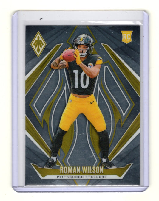 2024 Panini Phoenix Roman Wilson Card Rookie Pittsburgh Steelers