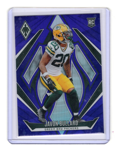 2024 Panini Phoenix Javon Bullard Card Blue SN, Rookie Green Bay Packers