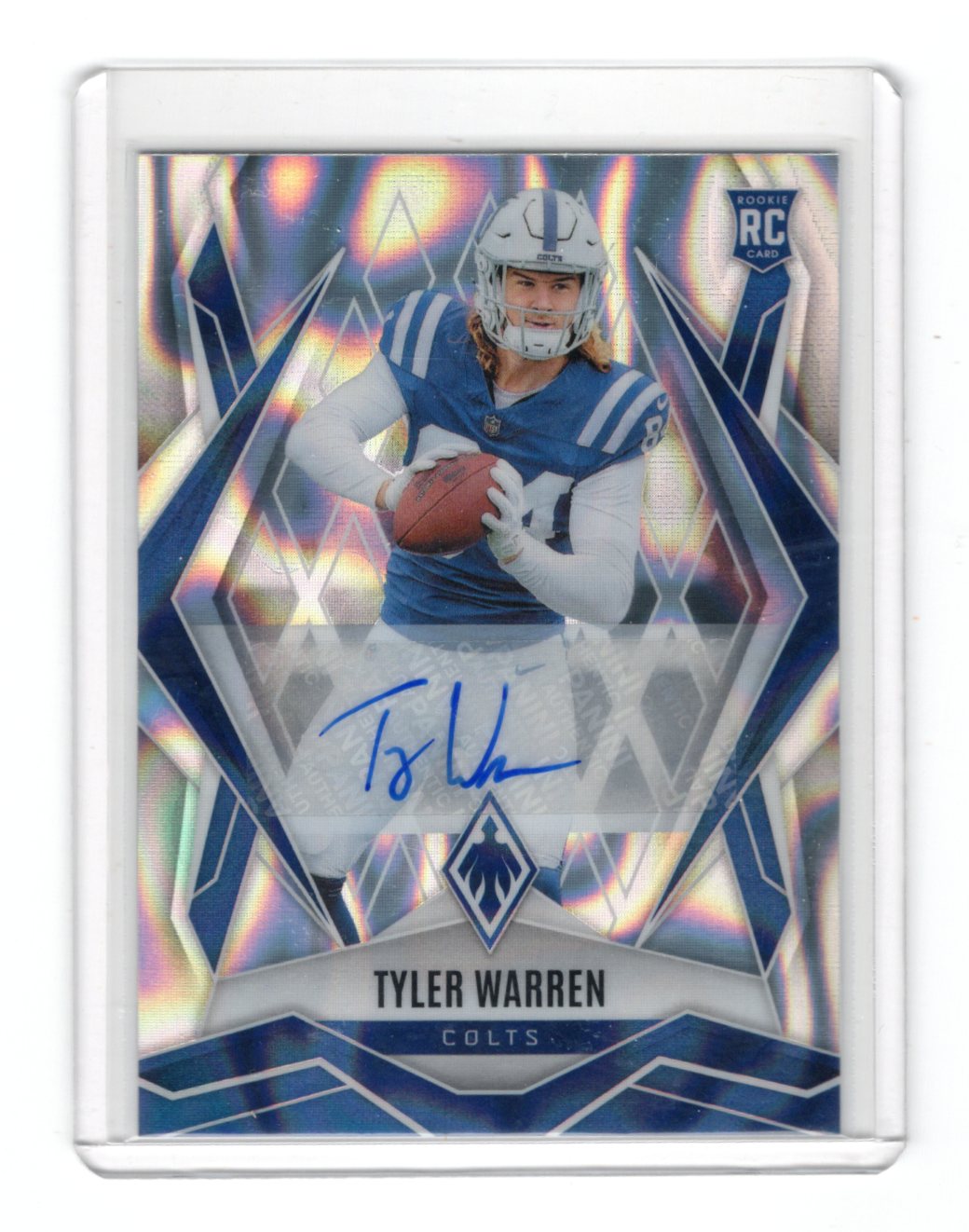 2025 Panini Pheonix Tyler Warren Rookie Autogragh Card