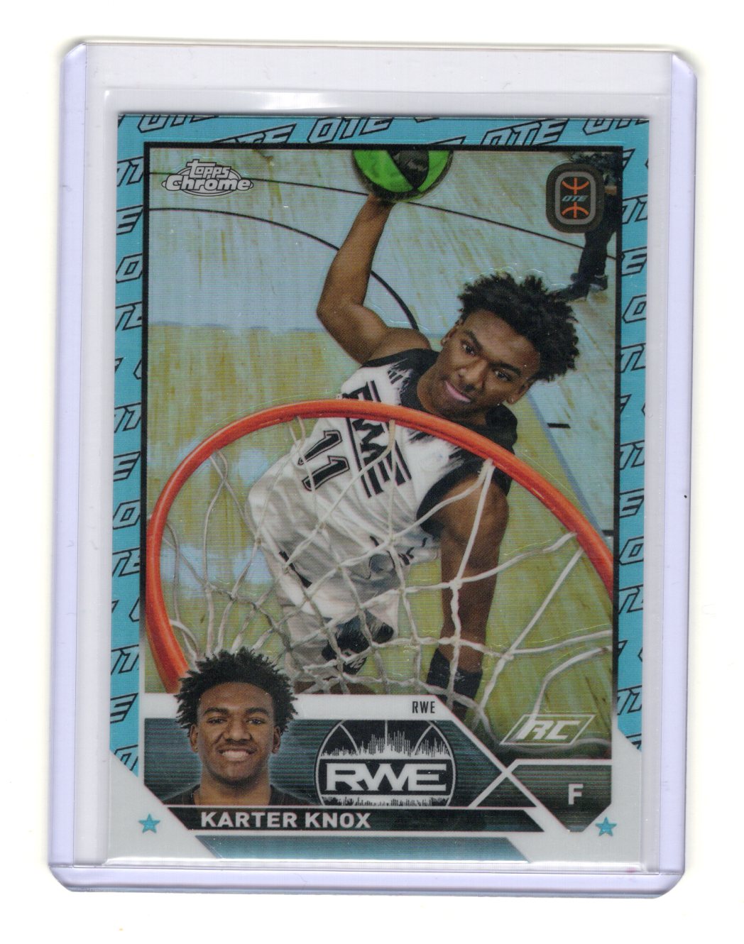 2023-24 Topps Chrome OTE Karter Knox #100 RC Rookie RWE Basketball