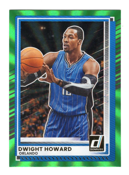 2025-26 Donruss Dwight Howard Card Holo Green Laser Orlando Magic