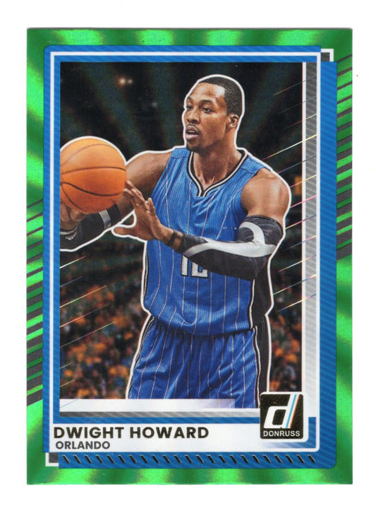 2025-26 Donruss Dwight Howard Card Holo Green Laser Orlando Magic
