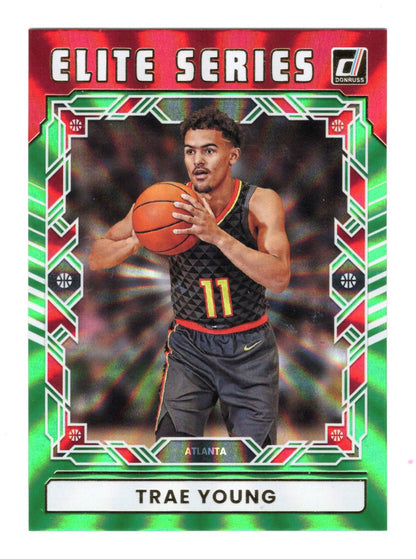 2025-26 Donruss Trae Young Card Elite Series Holo Laser Atlanta Hawks