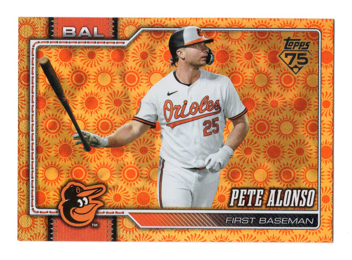 2026 Topps Pete Alonso Card Holiday Baltimore Orioles