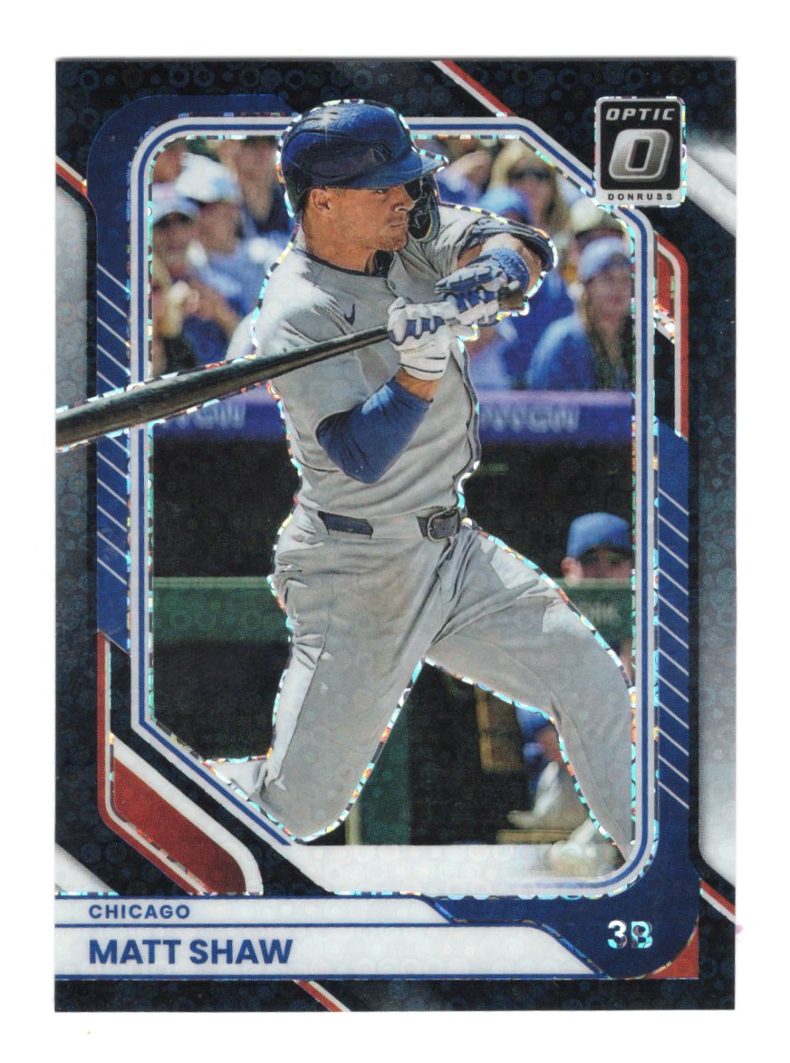 2026 Donruss Matt Shaw Card Optic Circles Chicago Cubs