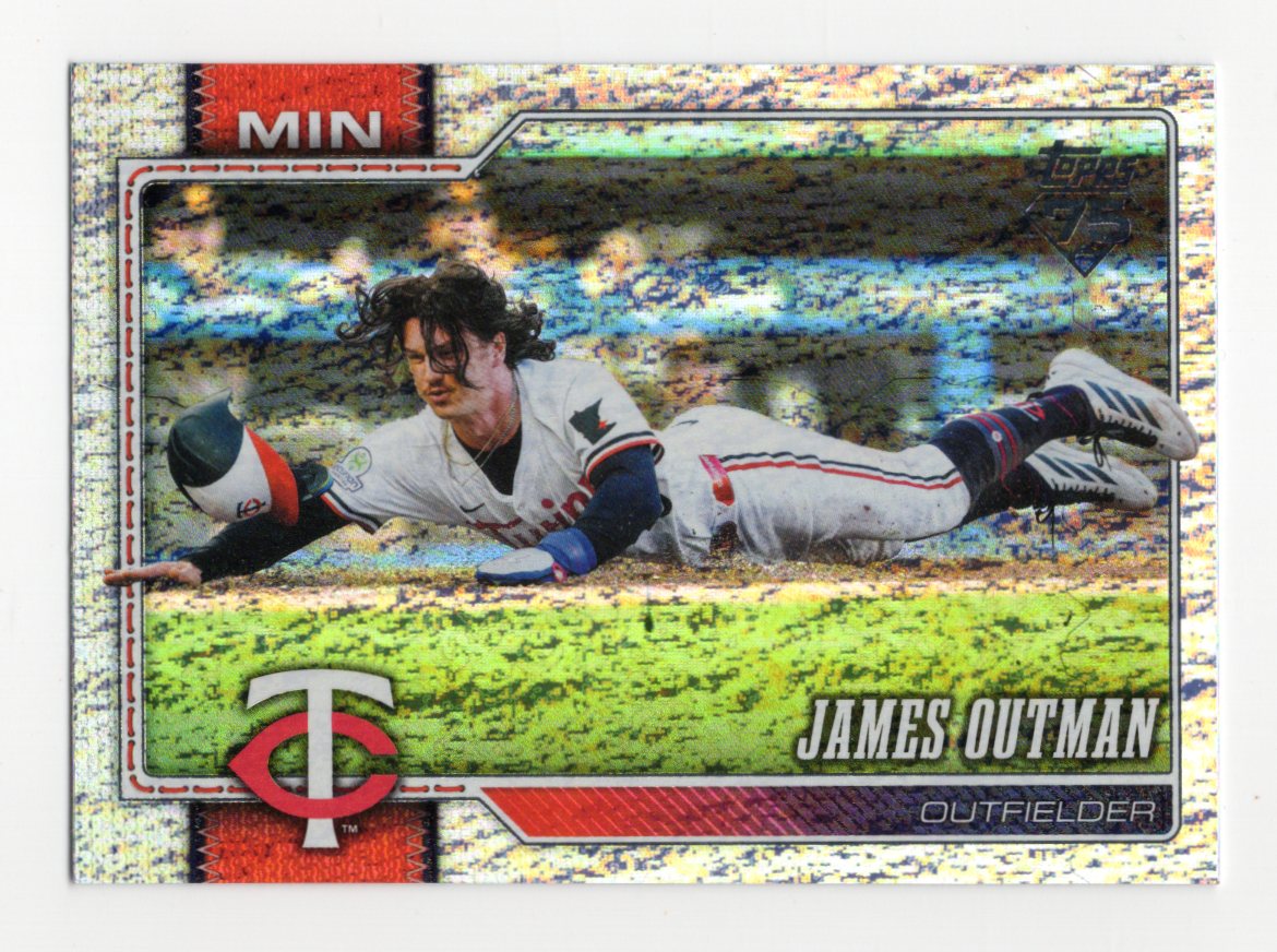 2026 Topps James Outman Card Holo Foil Minnesota Twins
