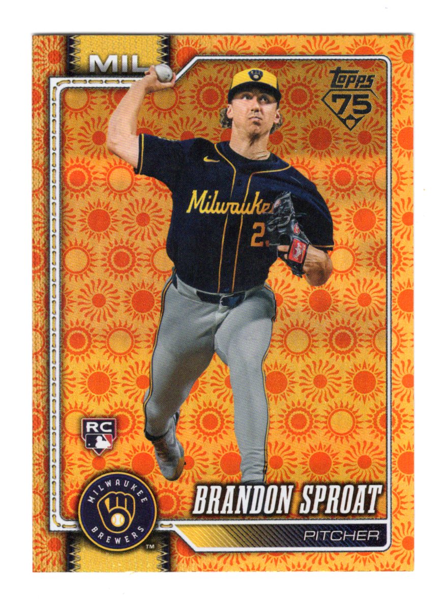 2026 Topps Brandon Sproat Card Holiday Milwaukee Brewers
