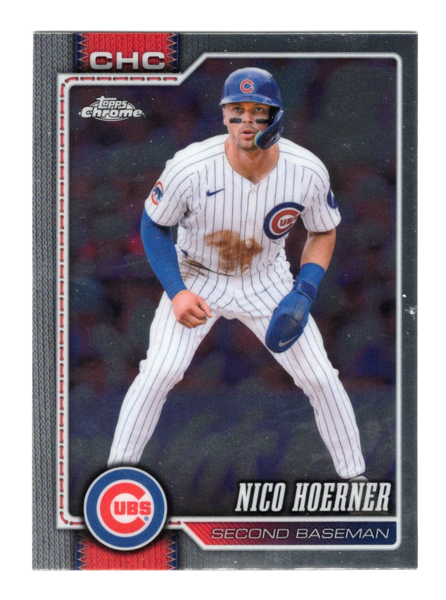 2026 Topps Chrome Nico Hoerner Card Chicago Cubs