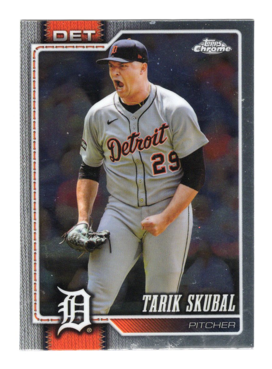 2026 Topps Chrome Tarik Skubal Card Detroit Tigers