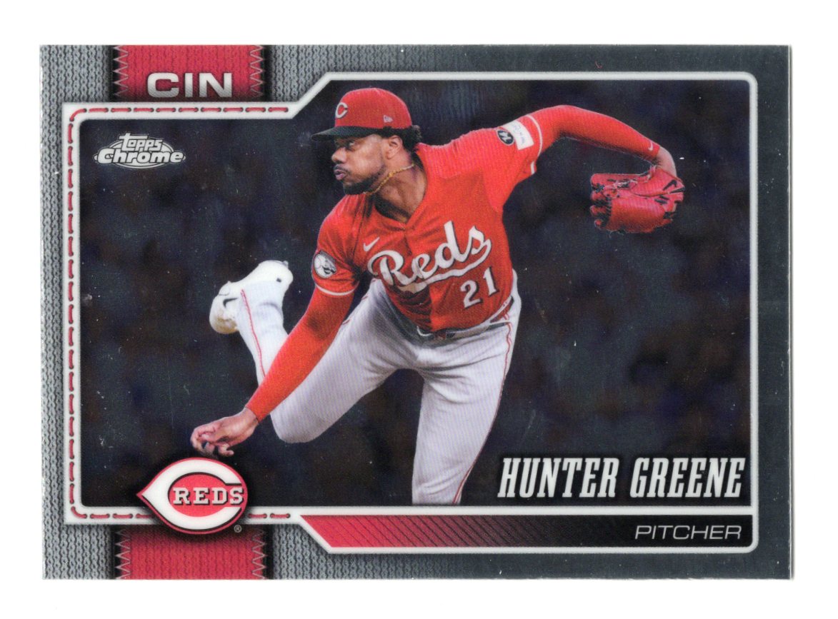 2026 Topps Chrome Hunter Greene Card Cincinnati Reds