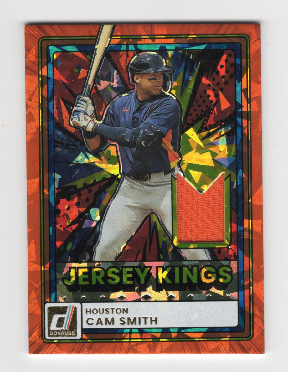 2026 Donruss Cam Smith Card Jersey Kings Orange Ice Memorabilia Houston Astros