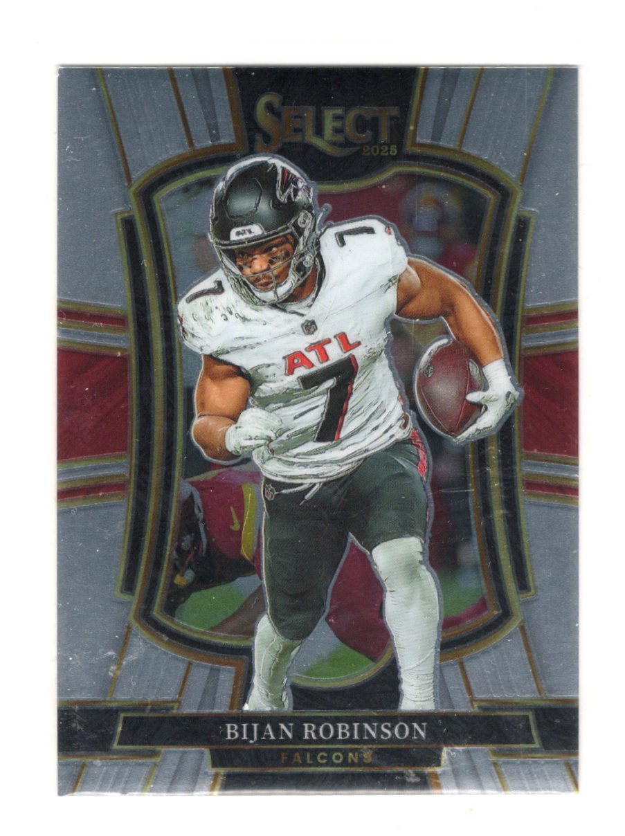 2025 Panini Select Bijan Robinson Card Atlanta Falcons
