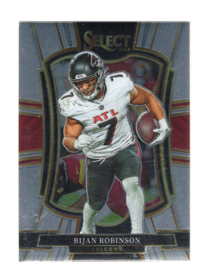 2025 Panini Select Bijan Robinson Card Atlanta Falcons