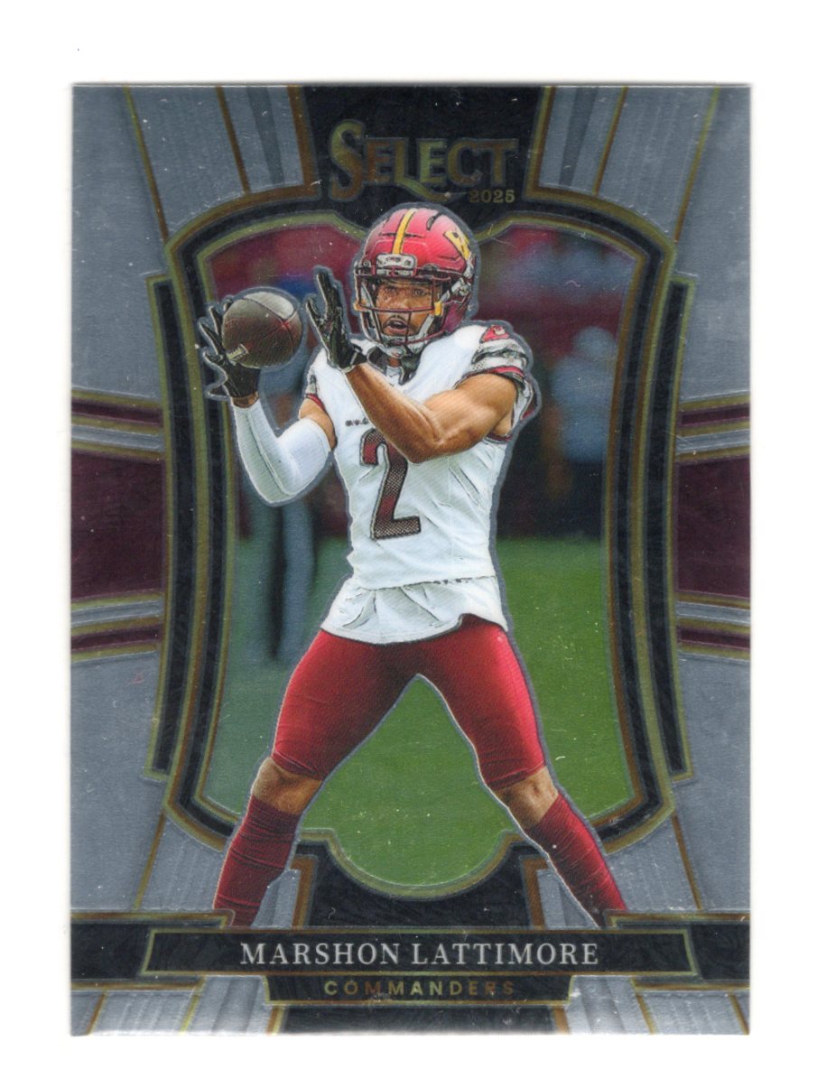 2025 Panini Select Marshon Lattimore Card Washington Commanders