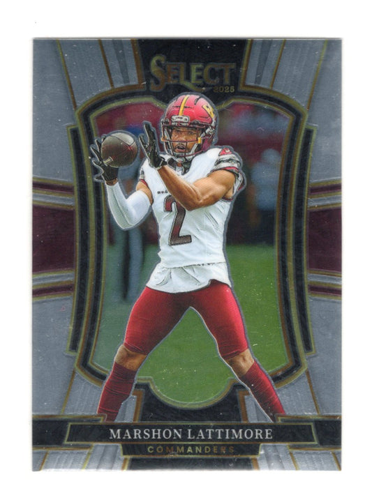 2025 Panini Select Marshon Lattimore Card Washington Commanders