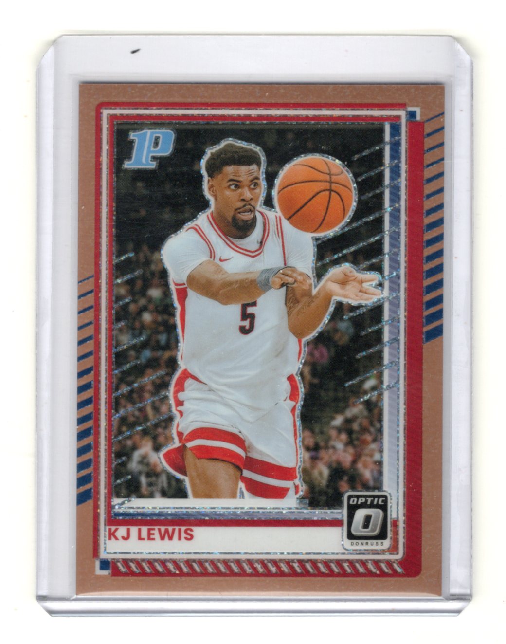 2025-26 Donruss Optic KJ Lewis #94 Copper Glitter Parallel /99 Arizona Wildcats