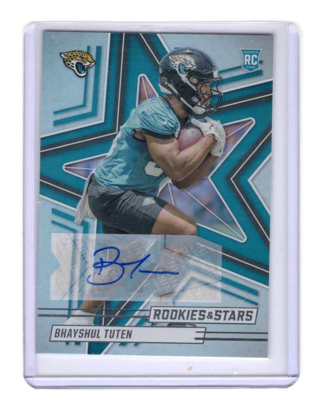 2025 Panini Rookies & Stars Bhayshul Tuten Auto #109 RC Autograph Jaguars