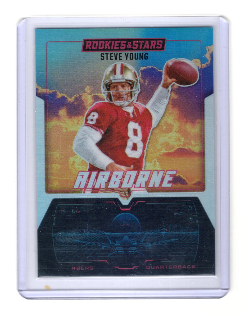 2025 Panini Rookies & Stars Steve Young Card Airborne Red Plaid 49ers
