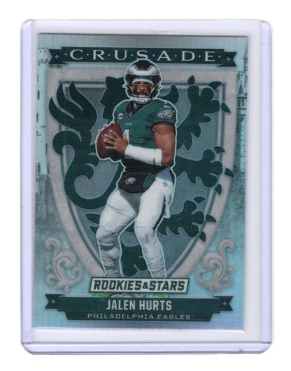 2025 Panini Rookies & Stars Jalen Hurts Card Crusade Silver Philadelphia Eagles