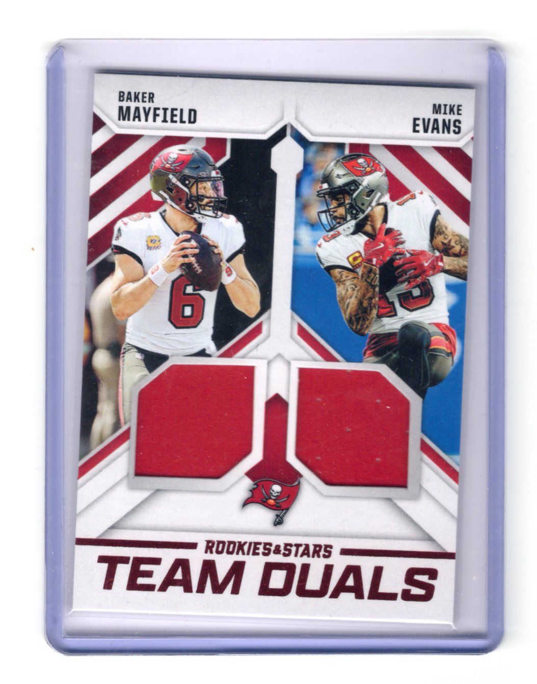 2025 Panini Rookies & Stars Baker Mayfield / Mike Evans Card Team Duals Mem