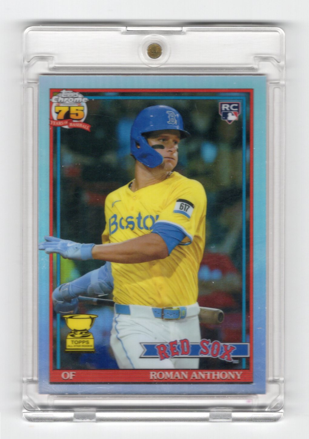 2026 Topps Chrome Roman Anthony Card 1991 Topps Chrome Baseball Boston Red Sox