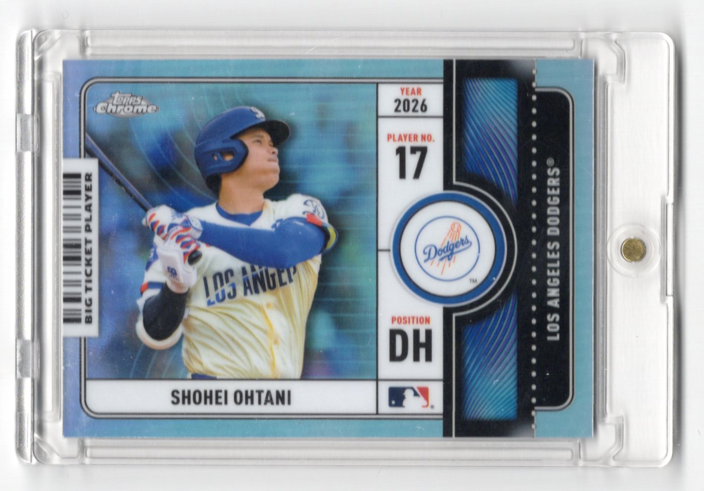 2026 Topps Chrome Shohei Ohtani Card Big Ticket Players Los Angeles Dodgers