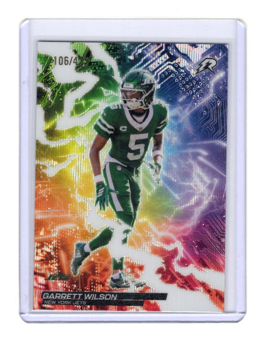 2025 Topps Resurgence Garrett Wilson Card Circuit Breakers New York Jets